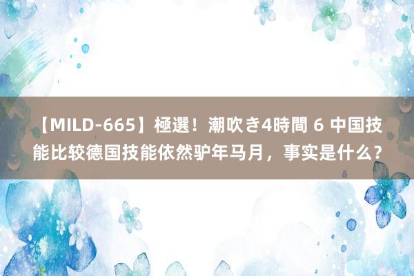 【MILD-665】極選！潮吹き4時間 6 中国技能比较德国技能依然驴年马月，事实是什么？