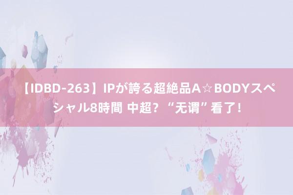 【IDBD-263】IPが誇る超絶品A☆BODYスペシャル8時間 中超？“无谓”看了！