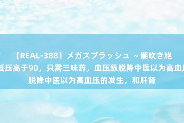 【REAL-388】メガスプラッシュ ～潮吹き絶頂スペシャル～ 低压高于90，只需三味药，血压纵脱降中医以为高血压的发生，和肝肾