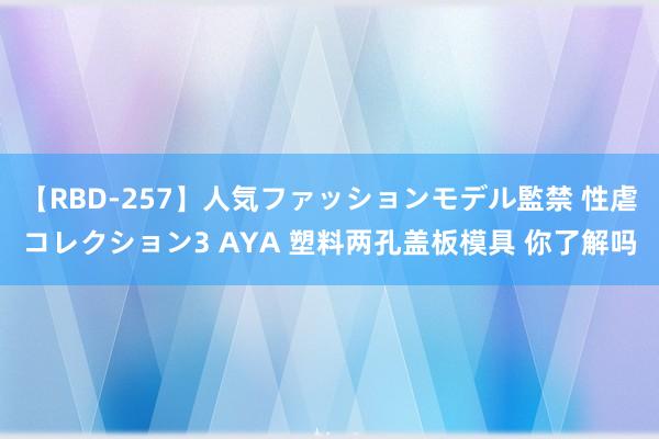 【RBD-257】人気ファッションモデル監禁 性虐コレクション3 AYA 塑料两孔盖板模具 你了解吗