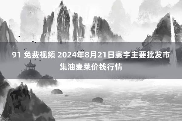 91 免费视频 2024年8月21日寰宇主要批发市集油麦菜价钱行情