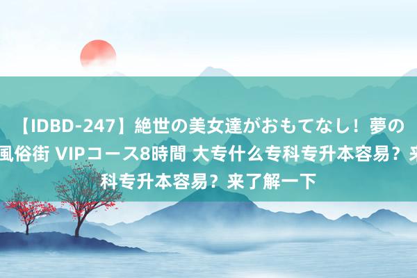 【IDBD-247】絶世の美女達がおもてなし！夢の桃源郷 IP風俗街 VIPコース8時間 大专什么专科专升本容易？来了解一下