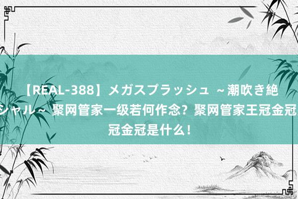 【REAL-388】メガスプラッシュ ～潮吹き絶頂スペシャル～ 聚网管家一级若何作念？聚网管家王冠金冠是什么！